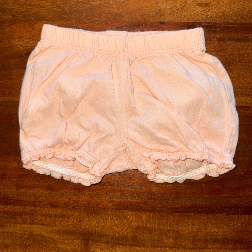 Carter's Soft Peach‎ Infant Shorts